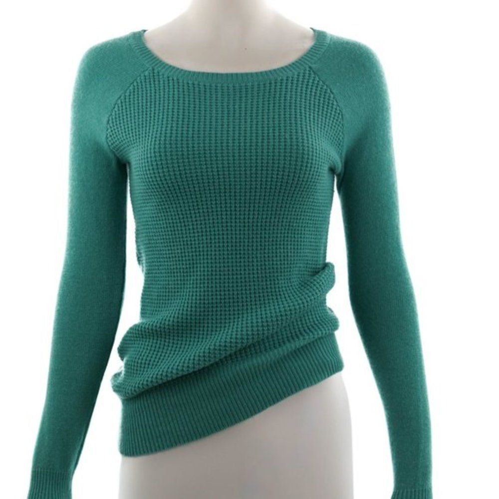 J.CREW Teal Knit Long Sleeve Knit Size XS